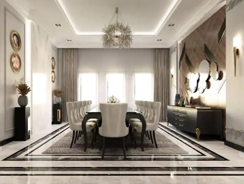 Dining room in a private villa, Al Khobar