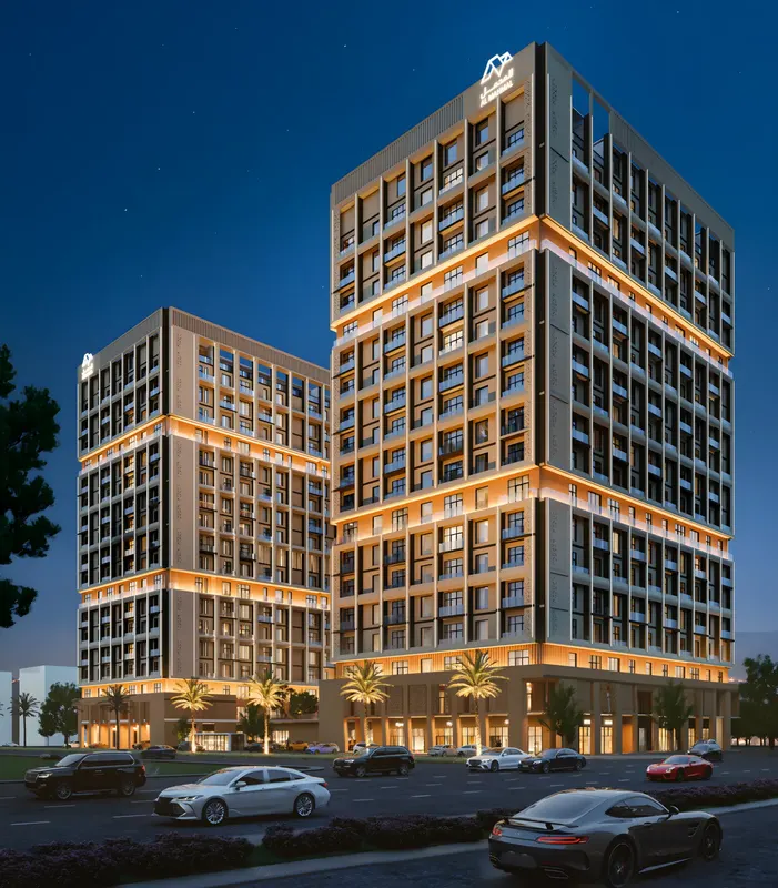 Visualisation of Al Qashla Towers